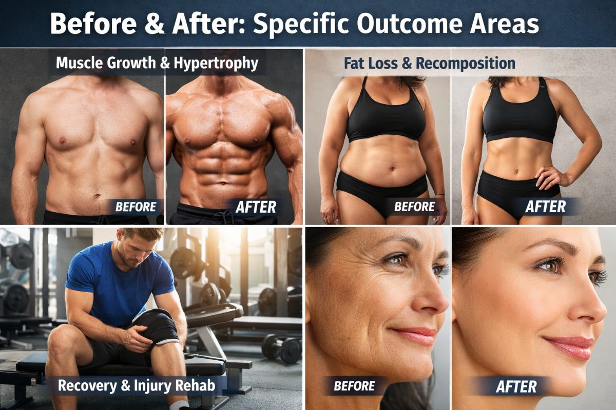 Before and After: Specific Outcome Areas