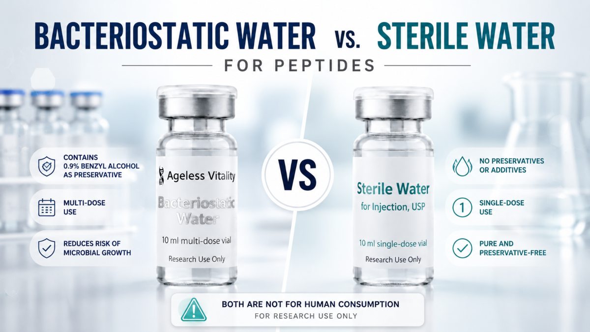 Bacteriostatic Water vs Sterile Water for Peptides