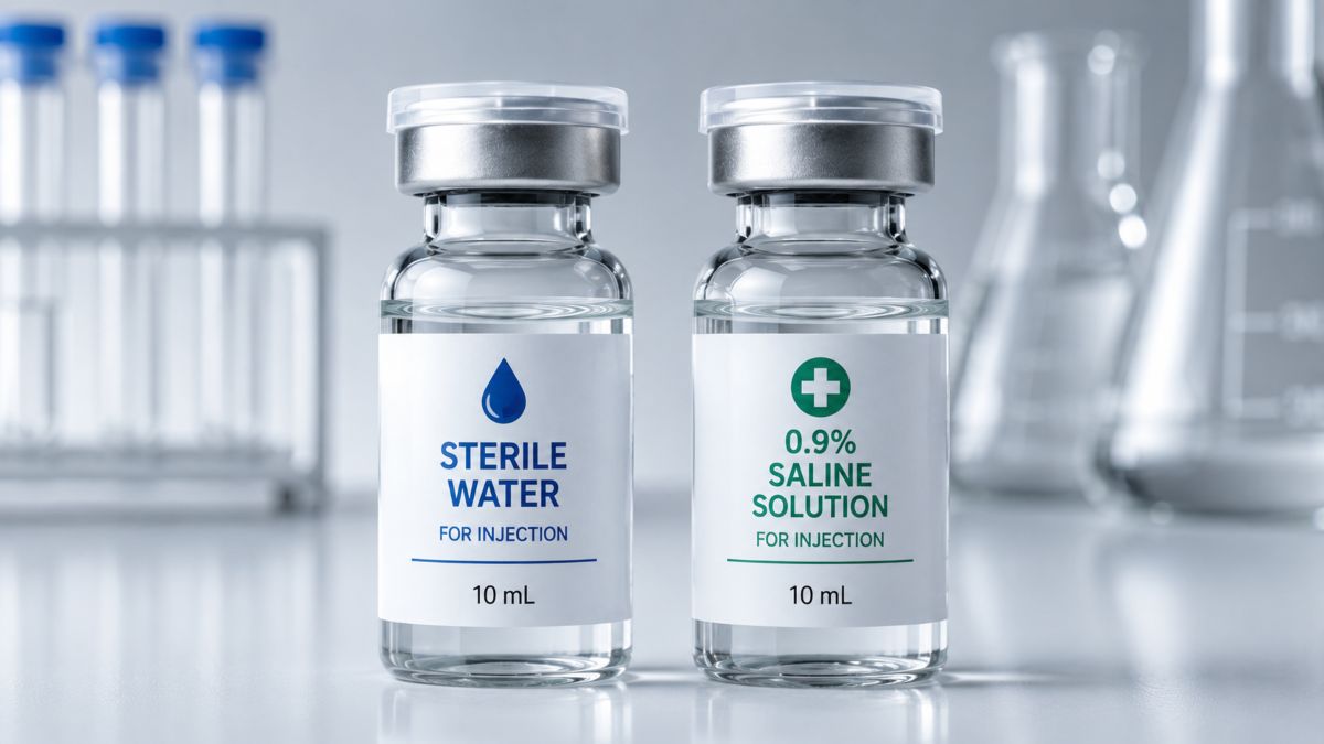 Sterile Water vs Saline for Peptide Reconstitution